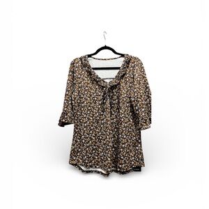 Ivicoer Floral Print Women's Top